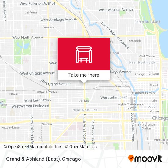 Grand & Ashland (East) map