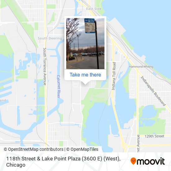 118th Street & Lake Point Plaza (3600 E) (West) map