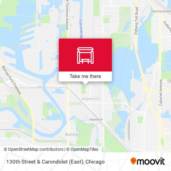 130th Street & Carondolet (East) map