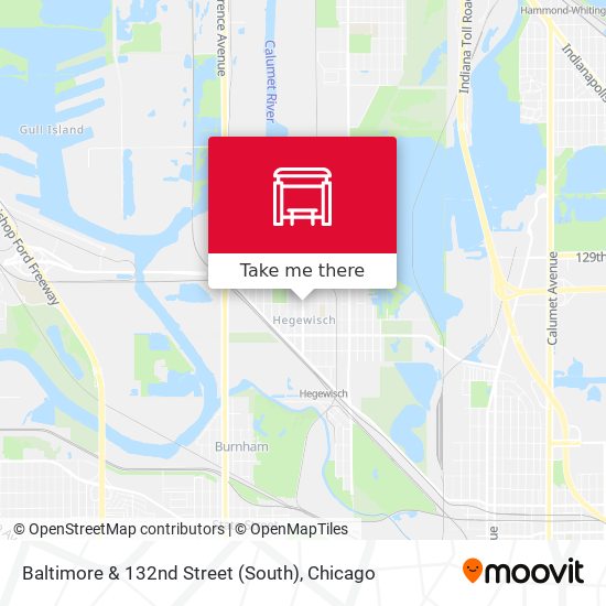 Mapa de Baltimore & 132nd Street (South)