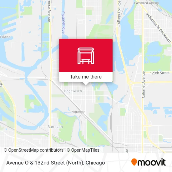 Avenue O & 132nd Street (North) map