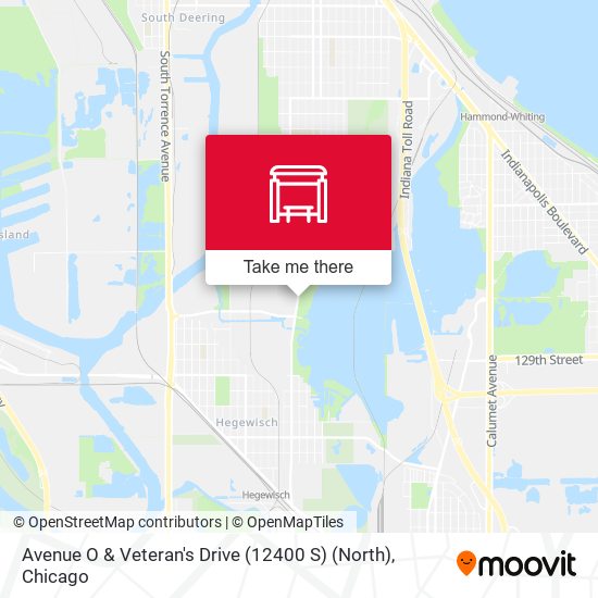 Avenue O & Veteran's Drive (12400 S) (North) map