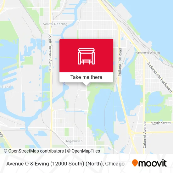 Avenue O & Ewing (12000 South) (North) map