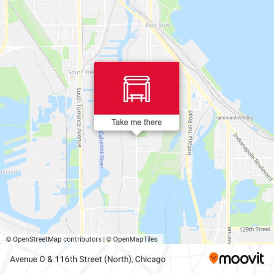 Avenue O & 116th Street (North) map