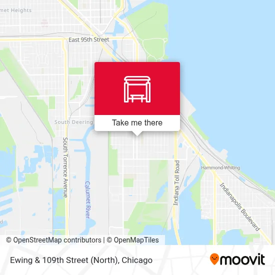 Ewing & 109th Street (North) map