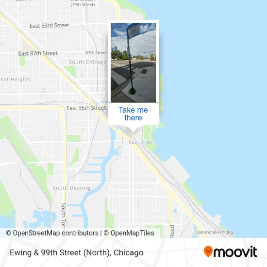 Ewing & 99th Street (North) map