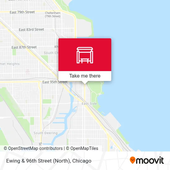 Ewing & 96th Street (North) map