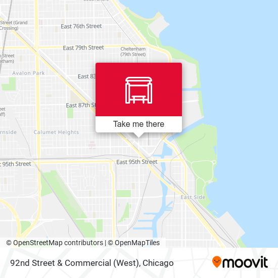 92nd Street & Commercial (West) map