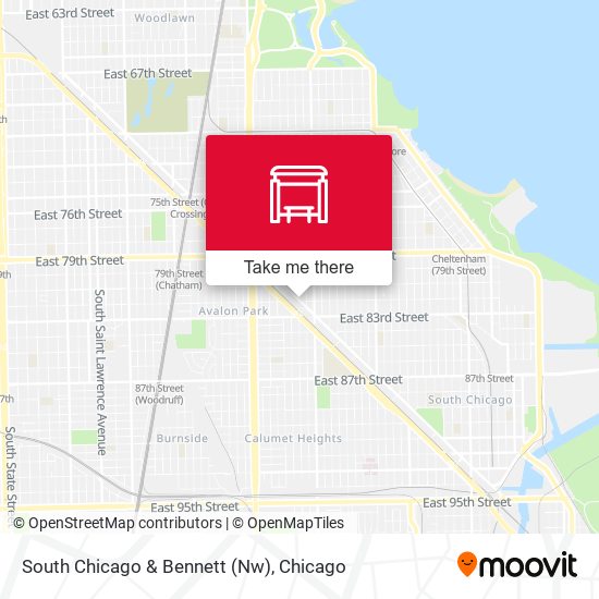 Mapa de South Chicago & Bennett (Nw)