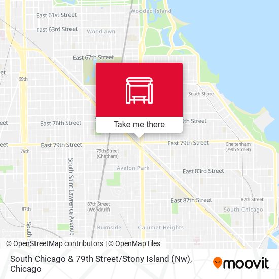 South Chicago & 79th Street / Stony Island (Nw) map