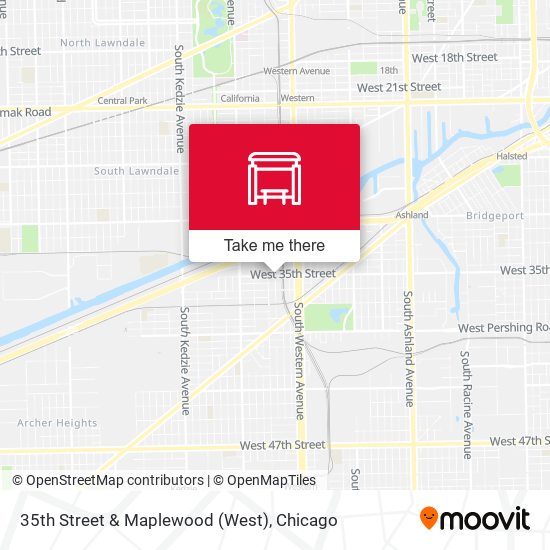 35th Street & Maplewood (West) map