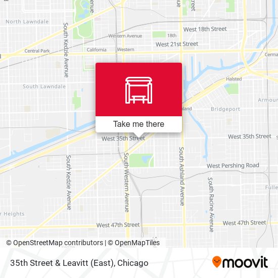 35th Street & Leavitt (East) map