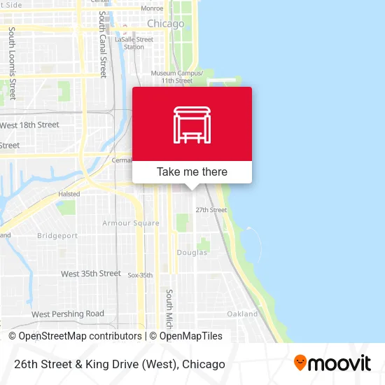 26th Street & King Drive (West) map