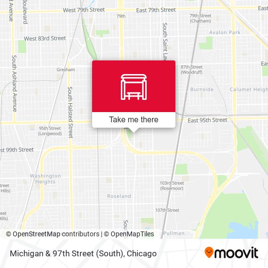 Michigan & 97th Street (South) map
