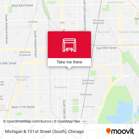 Mapa de Michigan & 101st Street (South)