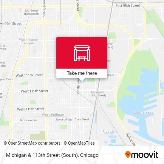 Michigan & 113th Street (South) map