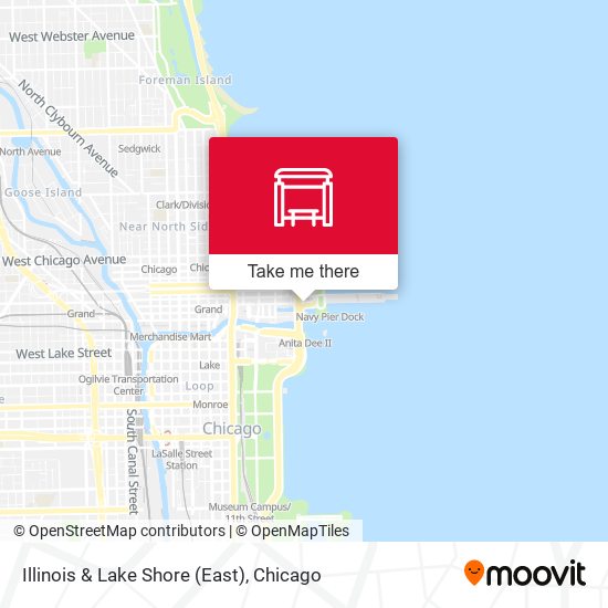 Mapa de Illinois & Lake Shore (East)