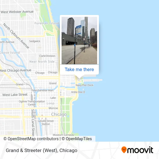 Grand & Streeter (West) map