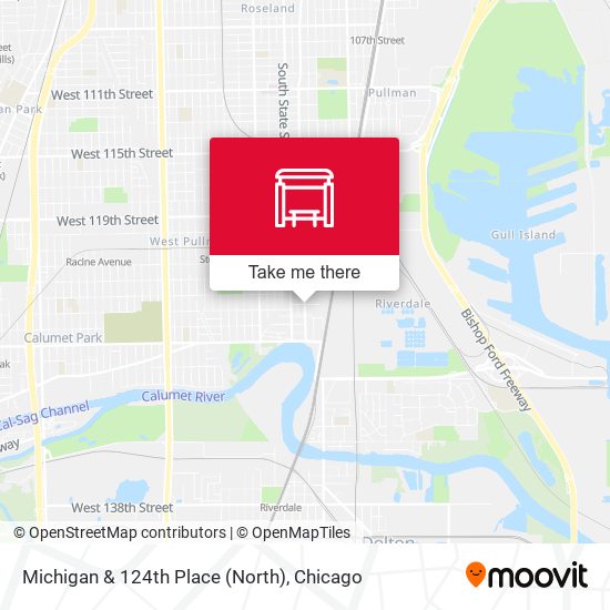 Mapa de Michigan & 124th Place (North)