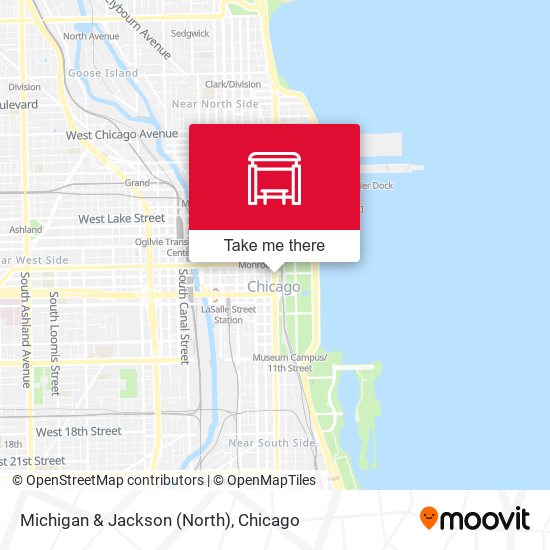 Michigan & Jackson (North) map