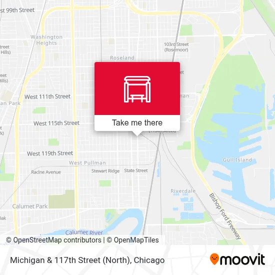 Michigan & 117th Street (North) map