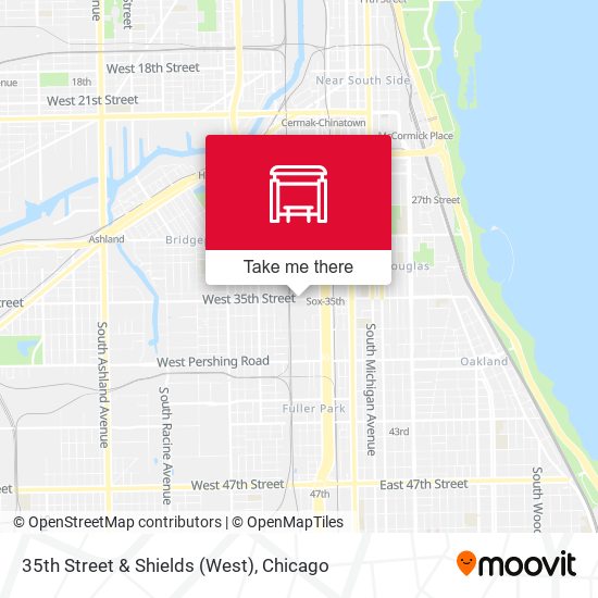 35th Street & Shields (West) map