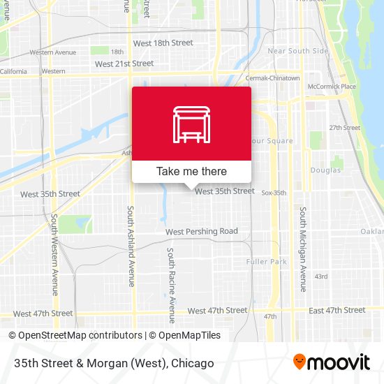 35th Street & Morgan (West) map