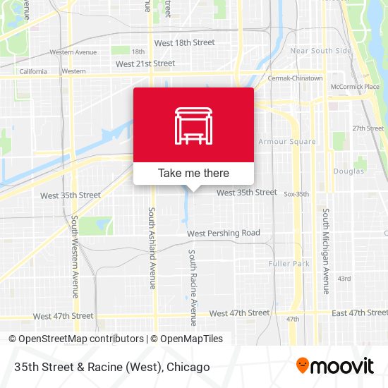 35th Street & Racine (West) map