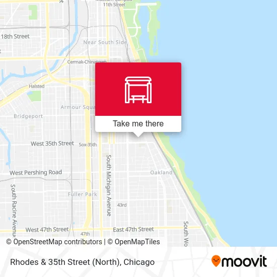 Rhodes & 35th Street (North) map