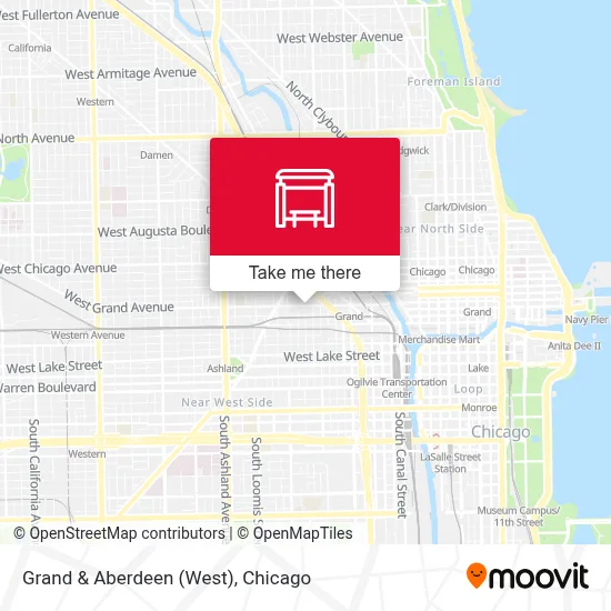 Grand & Aberdeen (West) map