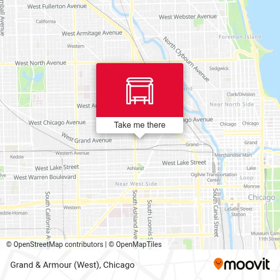 Grand & Armour (West) map