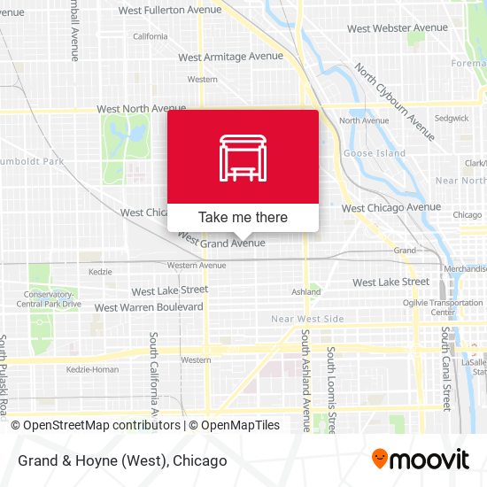 Grand & Hoyne (West) map