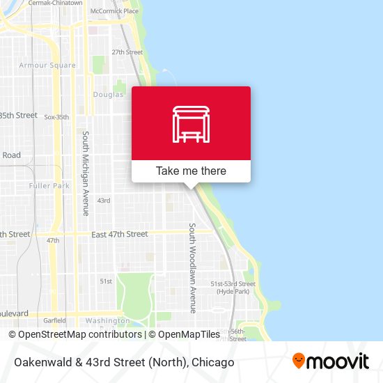 Oakenwald & 43rd Street (North) map