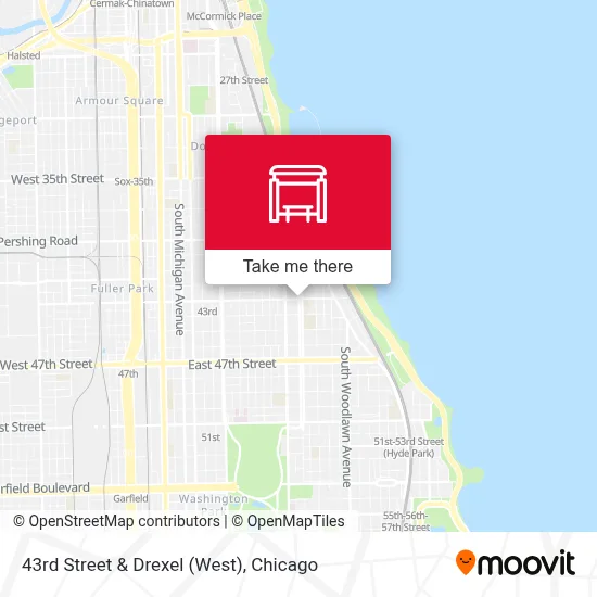43rd Street & Drexel (West) map
