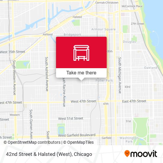 42nd Street & Halsted (West) map