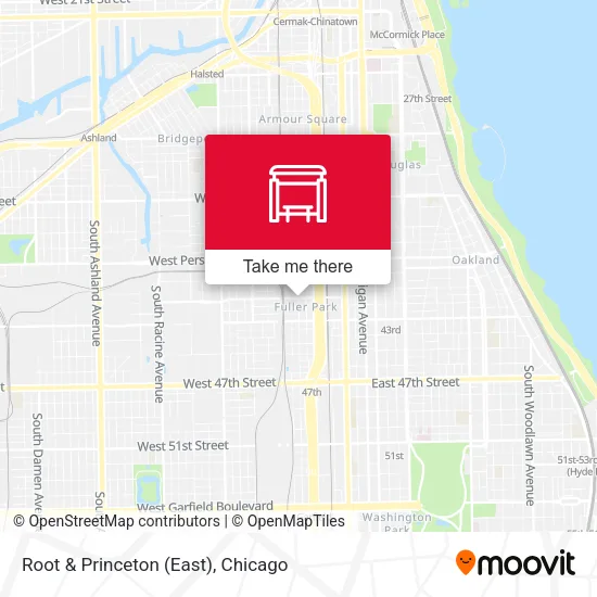 Root & Princeton (East) map