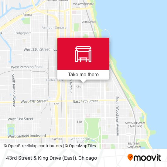 43rd Street & King Drive (East) map