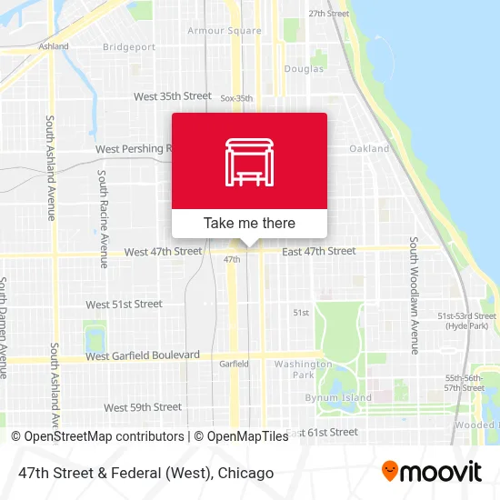 47th Street & Federal (West) map