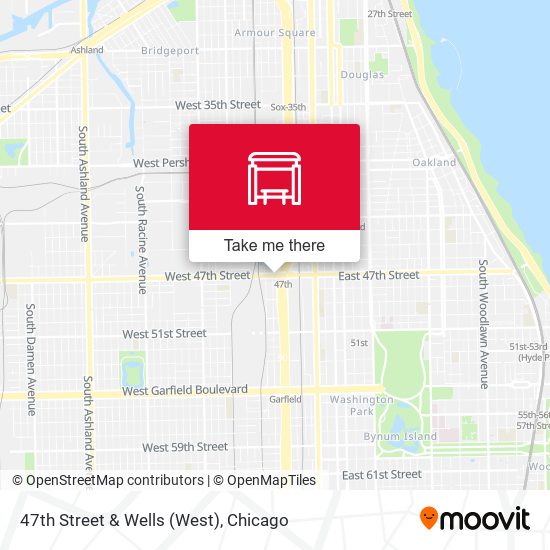 47th Street & Wells (West) map