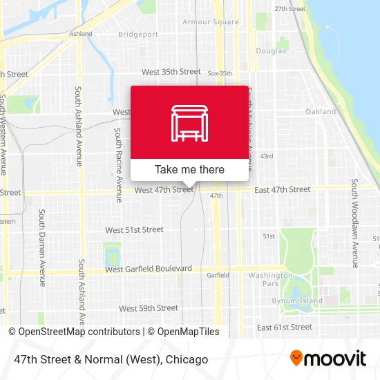 47th Street & Normal (West) map