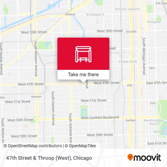 47th Street & Throop (West) map