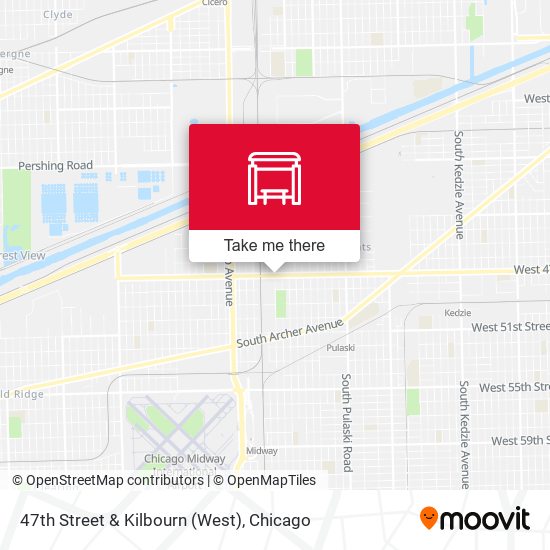 47th Street & Kilbourn (West) map