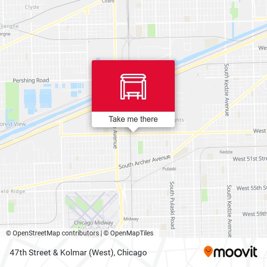 47th Street & Kolmar (West) map