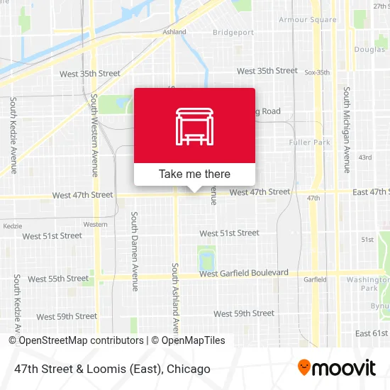 47th Street & Loomis (East) map