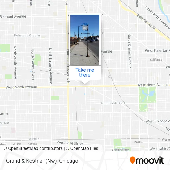 Grand & Kostner (Nw) map