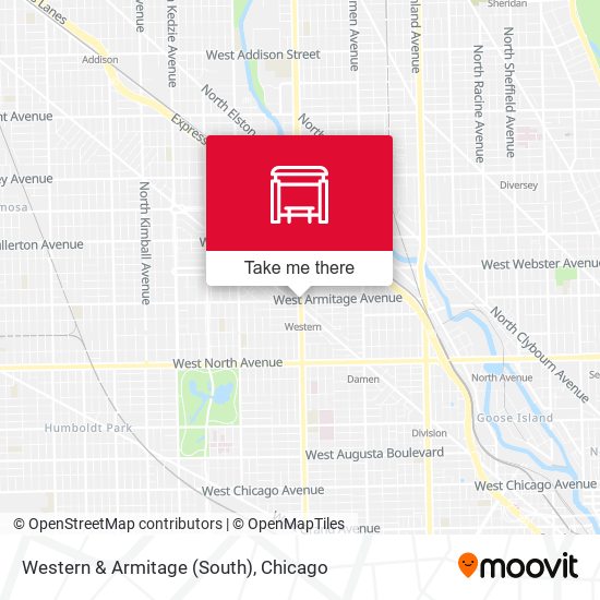 Western & Armitage (South) map