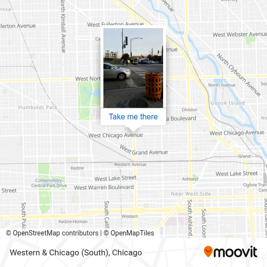 Western & Chicago (South) map