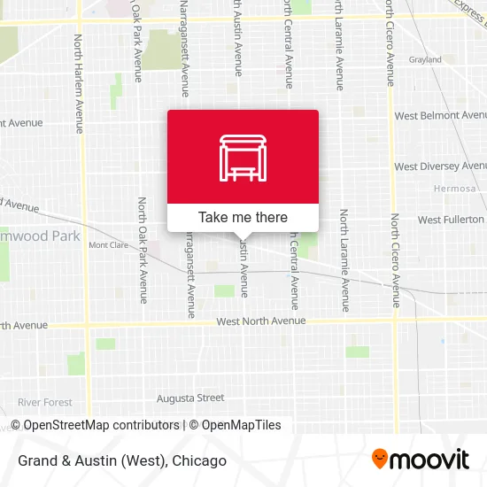 Grand & Austin (West) map