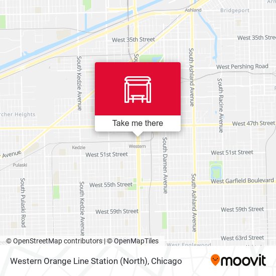 Western Orange Line Station (North) map