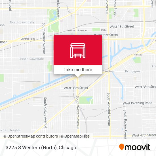 3225 S Western (North) map